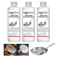 3 Bottles Stainless Steel Aluminum Cleaner Polish Metal 36 Oz Sinks Pots Shine