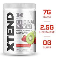 XTEND Original BCAA Powder Strawberry Kiwi Splash | Sugar Free Post Workout Muscle Recovery Drink with Amino Acids | 7g BCAAs for Men & Women | 30 Servings