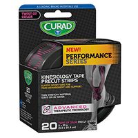 CURAD Performance Series Kinesiology Tape, Pink, 2"x10", 1 Roll