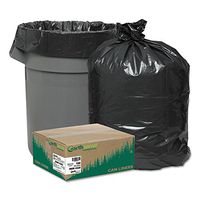 WEBRNW4320 - EarthSense Recycled Can Liners, 56-gal, 2.0 Mil, 43 X 47, Black