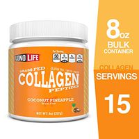 LonoLife Coconut Pineapple Collagen Peptides with 10g Protein, Paleo and Keto Friendly, 8-Ounce Bulk Container