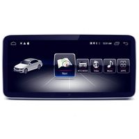 10.25" Round Corner 1920x720 Resolution Blu-ray HD Car Touch Screen for Mercedes Benz GLA CLA A Class X156 C117 2016-2018 NTG5.0 Car System Navigation Stereo Radio