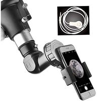 Universal Cell Phone Adapter Mount and Wire Shutter- Compatible with Binocular Monocular Spotting Scope Telescope -for iPhone Sony Samsung Etc