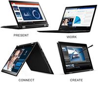 Lenovo ThinkPad X1 Yoga 20FQ 14" Flip Design 2-in-1 Ultrabook, i7-6500U, 8 GB RAM, 256 GB SSD, 14" FHD (1920x1080) IPS Anti-glare, Back-lit, Windows 10 Pro (20FQ001VUS)