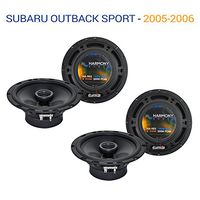 Compatible with Subaru Outback Sport 2005-2006 OEM Speaker Upgrade Harmony (2) R65 Package New