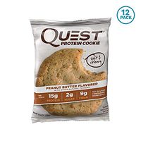 Quest Nutrition Protein Cookie, Peanut Butter,2.04 Ounce, Pack of 12