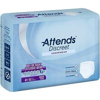 Attends Absorbent Underwear Pull On Disposable Heavy Absorbency White Medium 32-44 Inch Waist/Hip Cs/64