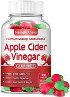 NasaBeahava Apple Cider Vinegar Gummies with The Mother & Ginger Extract, 100 Count, Vegan, Gluten-Free, Non-GMO