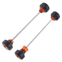 UltraSupplier Front & Rear Axle Fork Crash Wheel Slider Protector For 2013-2018 KTM Duke 690
