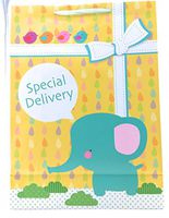 Flomo X-Large Size Baby Steps Baby Gift Bags 12 Piece