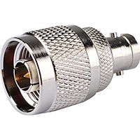 BNC Female to N-Type Male Straight RF Adapter High Quality Ships From USA