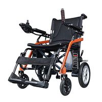 XKCZX Power Chairs for Disabled, Li-Ion Battery Multi-Function Folding Wheelchair, Approved for Air Travel, Lockable Brakes, for Disabled and Elderly People with Paraplegia,standard10AH