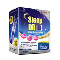 LABO Nutrition Sleep DR (Deep Rejuvenation) with Natural GABA, L-theanine, Glycine – Helps with Mood, Sleep, Relaxation and Calm - Natural, Melatonin-Free, Non-Addictive, Nutritional Sleep Aid