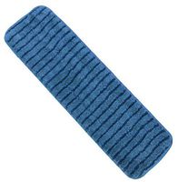 Wilen C123024, Super Pro II Microfiber Cut End Flat Mop with Scrub Refill, 24" Length x 5" Width, Blue (Case of 12)