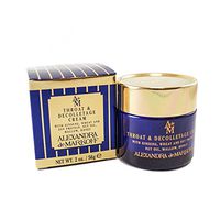 Alexandra De Markoff Throat & Decolletage Cream with Ginseng Wheat & Soy Protein/Nut Oil Mallow/Honey, 2 Ounce