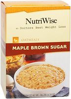 NutriWise - Maple Brown Sugar Protein Diet Oatmeal (7/Box) by NutriWise