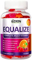 Eden Formulations Equalize Advanced Multi-Vitamin - Complete and Natural Formula for Adults - Essential Vitamins and Minerals - Better Health, Immunity Support, Anti-Aging, Energy Boost- 90 Gummies