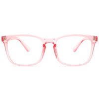 Livho Blue Light Blocking Glasses, Computer Reading/Gaming/TV/Phones Glasses for Women Men,Anti Eyestrain & UV Glare(Clear Pink)