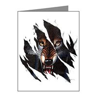 Note Card Wolf Rip Out