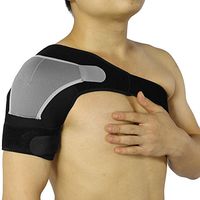 Adjustable Shoulder Brace Support Right Shoulder Compression Recovery, Arm Injury Prevention Stabilizer Shoulder Compression Sleeve for Shoulder Guard Wrap Strap Belt