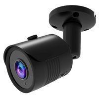 Bright Clear Night Vision 5MP AHD/HD TVI, 4MP CVI Wide Angle Bullet CCTV Security Camera, Honic 2.8mm Lens Indoor Outdoor IR Waterproof Analog Surveillance Camera (Metal, Grey)