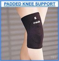 Proline Padded Knee Support In Neoprene, Color - Black, Size - X.X.Large