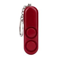 GBSELL Anti-rape Device Alarm Loud Alert Attack Panic Safety Personal Security Keychai (Red)