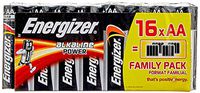 Energizer Battery AA/LR6 Alkaline Power 16-pak, 235460 (16-pak)