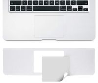 Palm Rest Cover Guard with Trackpad Protector Sticker for 2018 2017 2016 Released MacBook Pro 15 Model A1707 & A1990 with Touch Bar (Silver)