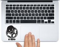 K2SO Star Wars Rogue One Printed Trackpad Clear Vinyl Decal Sticker Compatible with Apple MacBook Pro Air 11" 12" 13" 15" All Years Laptop Trackpad Keyboard (12" Macbook)