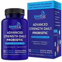 Probiotic and Prebiotic Digestive Health Supplement, Immune Support Shelf Stable - with 10 Billion CFU, Vitamin C - for Men & Women, 15x More Survivability (30)