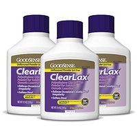 GoodSense ClearLax, Polyethylene Glycol 3350 Powder for Solution, Osmotic Laxative and Stool Softener for Constipation Relief, 17.9 Ounce