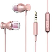 gonikm Fashion Waterproof 3.5mm Wired with Microphone in- Ear Earphones Earbuds Headphones