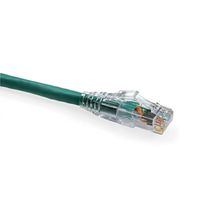 Leviton 6D460-7G eXtreme 6+ SlimLine Patch Cord, CAT 6, 7-Foot Length, Green