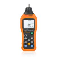 PEAKMETER Tachometer PM6208A Handheld Contact Digital Tachometer Meter Motor Speed Gauge Tester 50RPM-19999RPM 100 Groups Data Logging Data Hold Max/Min/AVG LCD Backlight Accuracy：± (0.03% + 2)