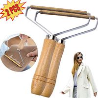 Lint Remover Clothes Fuzz Fabric Shaver Rollers Portable Pet Hair Hairball Quick Epilator Woollen Sweater Travel Clean Tool Brush Manual Reusable Double Sided Restores Furniture Blankets