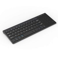 FAgdsyigao 2.4GHz Wireless Keyboard with Touchpad for Android Box Smart TV Notebook Laptops Black