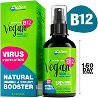Vegan Vitamin B12 - Immune Booster - 100% Organic Methylcobalamin 150 x 5000 mcg Extra Strength Vegan Formula - Sublingual Liquid Drops - Energy Booster and Nervous System Support - US Made