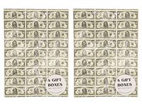 Gift Shirt Boxes (8 Pack, 10.5 x 7.8 x 1.25 in) $50 Bill Design, Money Print
