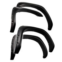 Tyger Auto Black TG-FF8D4078 for 2002-2008 Dodge 1500 2003-2009 Ram 2500 3500 (Fleetside Models ONLY) | Fine-Textured Matte Pocket Bolt-Riveted Style Fender Flare Set, 4 Piece