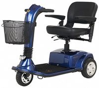 Golden Technologies 3 Wheel Companion Scooter GC340 - Companion - 3 wheel - Batteries Included -GC340 Blue