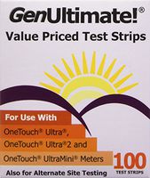 GenUltimate Test Strips, 100 Count