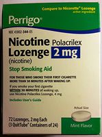 Perrigo Nicotine Polacrilex Lozenge 2mg ~ MINT flavored ~ 72ct *Compare to Nicorette*
