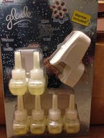 Glade Vanilla Scent 1 Warmer 6 refills (2 pack)