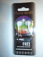Vibe Sound Color Tunes In-ear Headphones, White