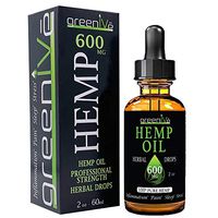 GreenIVe - Hemp Oil - Best Quality Hemp Oil - USA farmed and Bottled - Exclusively on Amazon (2 Ounce 600mg, Natural)