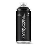 MTN Montana Colors Hardcore 2 - Gloss Spray Paint - 400ml Can - R-9011 / Black by MTN