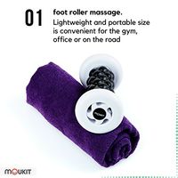 Foot Massage Set by Moukit: Massage roller for feet massage - the best foot massager for foot pain relief!