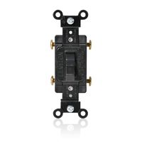 Leviton WS402 40 Amp, 600 Volt, Toggle Double-Pole Ac Welder, Industrial Grade, Non-Grounding, Black