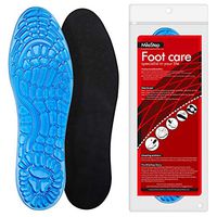 Massaging Gel Insoles,MileStep Insoles for Work,Sport,Hiking and Running&More,Silicone,2-Size for Men and Women ((Men (8.5-13),Women (9.5-14.5) 4 Pairs)